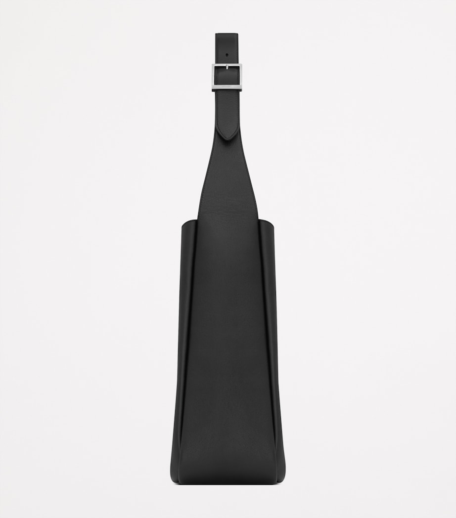 Saint Laurent Black Large Calfskin Le 5 à 7 Shoulder Bag