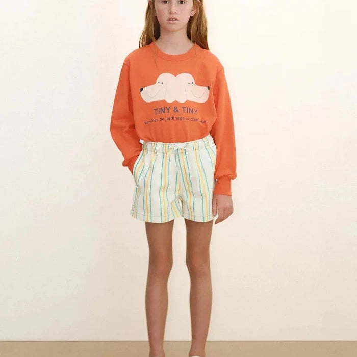 Детски памучен суичър Tinycottons TINY&TINY GRAPHIC SWEATSHIRT