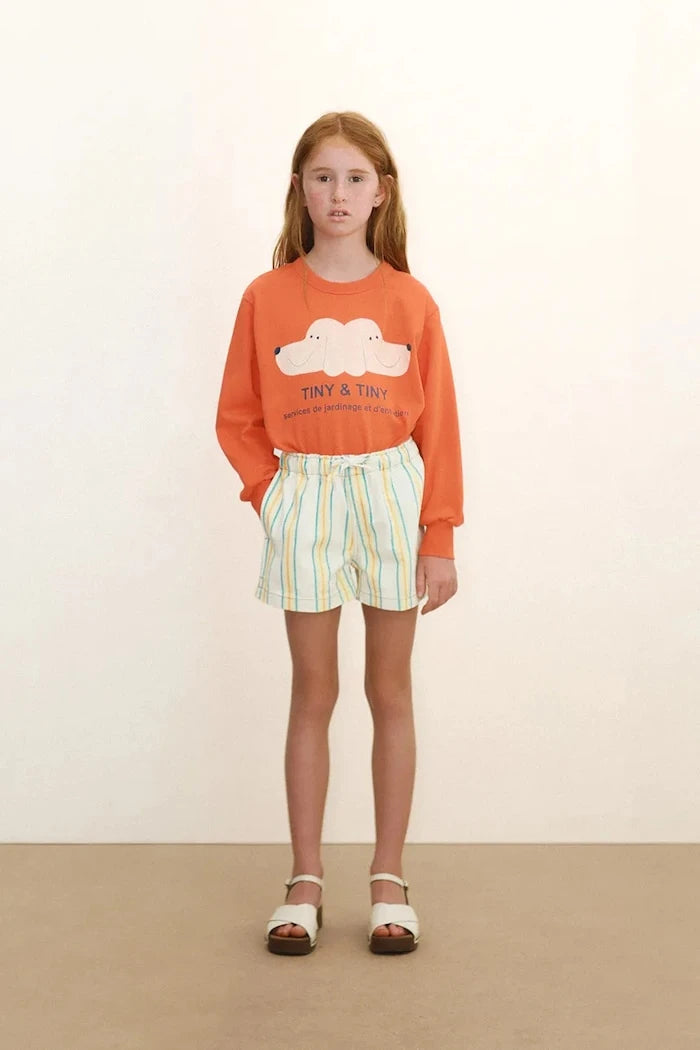 Детски памучен суичър Tinycottons TINY&TINY GRAPHIC SWEATSHIRT