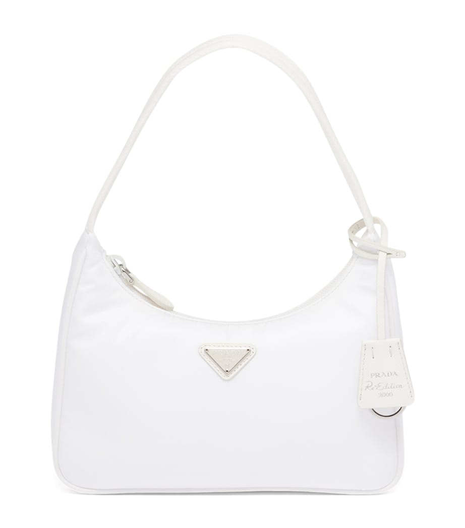 Prada White Re-Nylon Re-Edition 2000 Shoulder Bag
