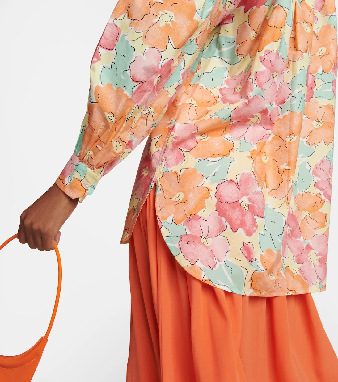Plan C - Floral cotton shirt