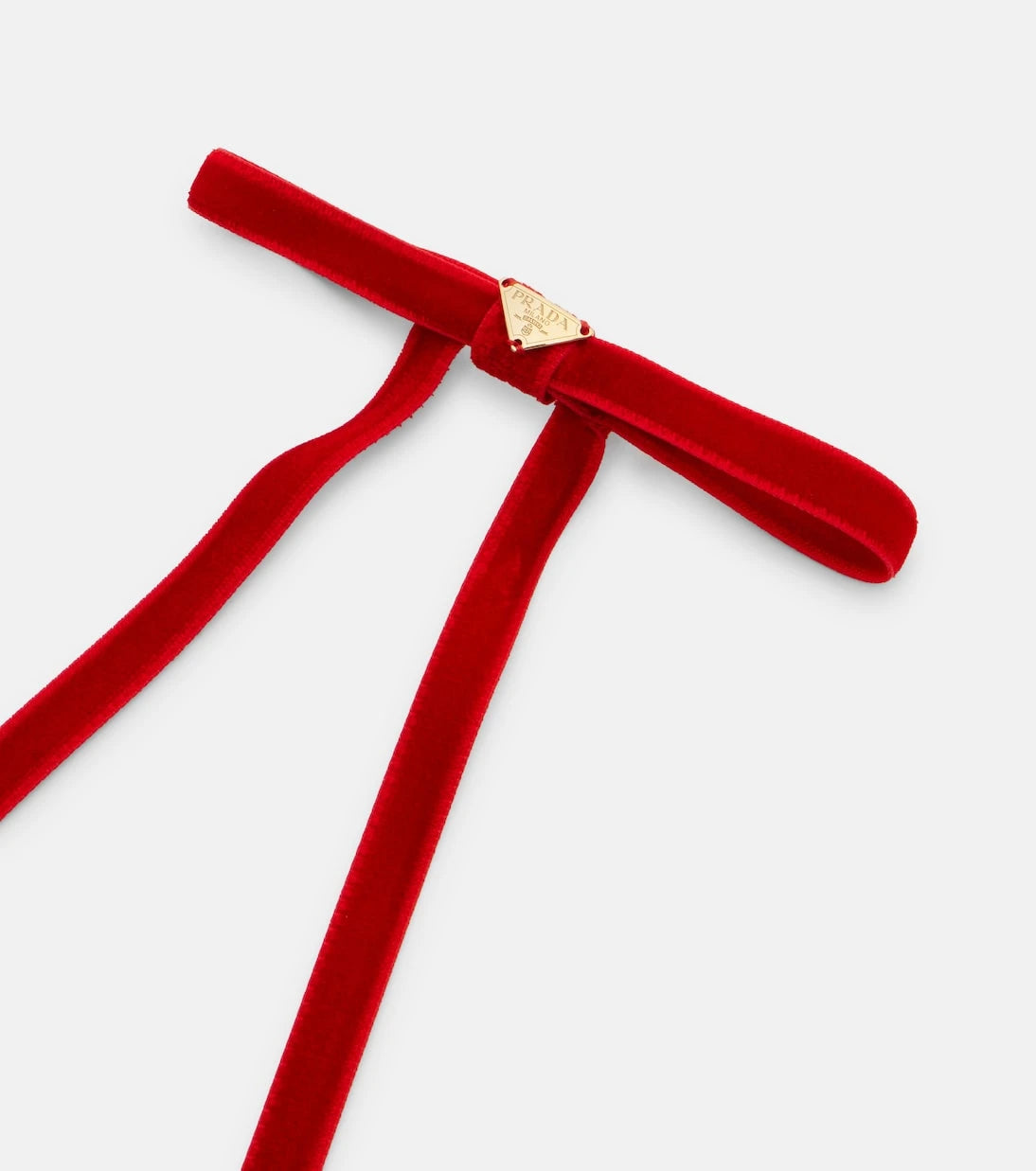 Prada - Velvet hair clip