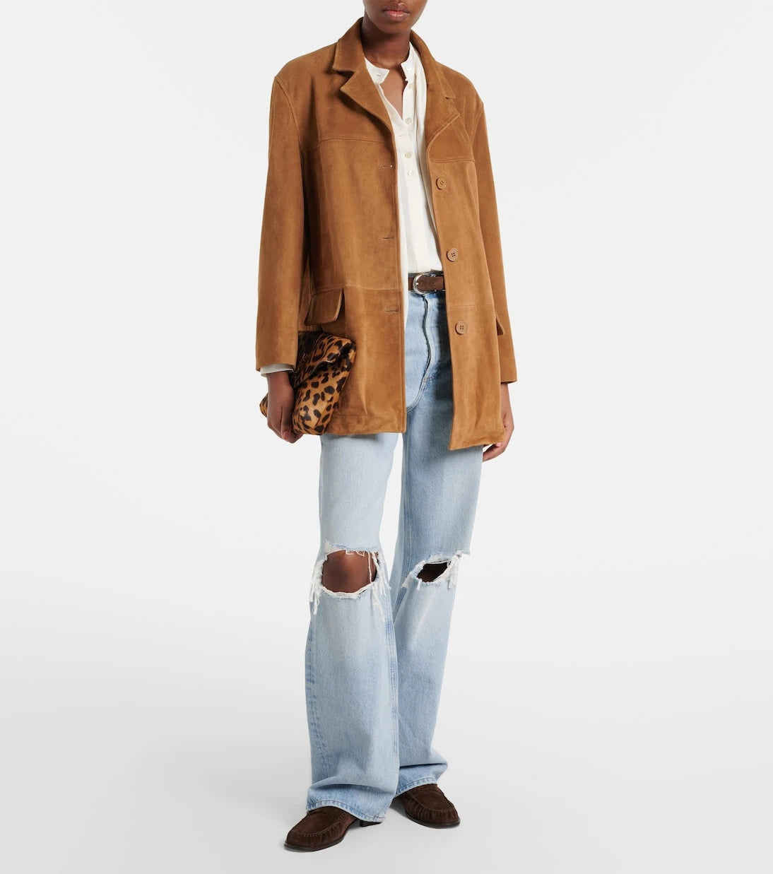 Nour Hammour - Voltia suede jacket