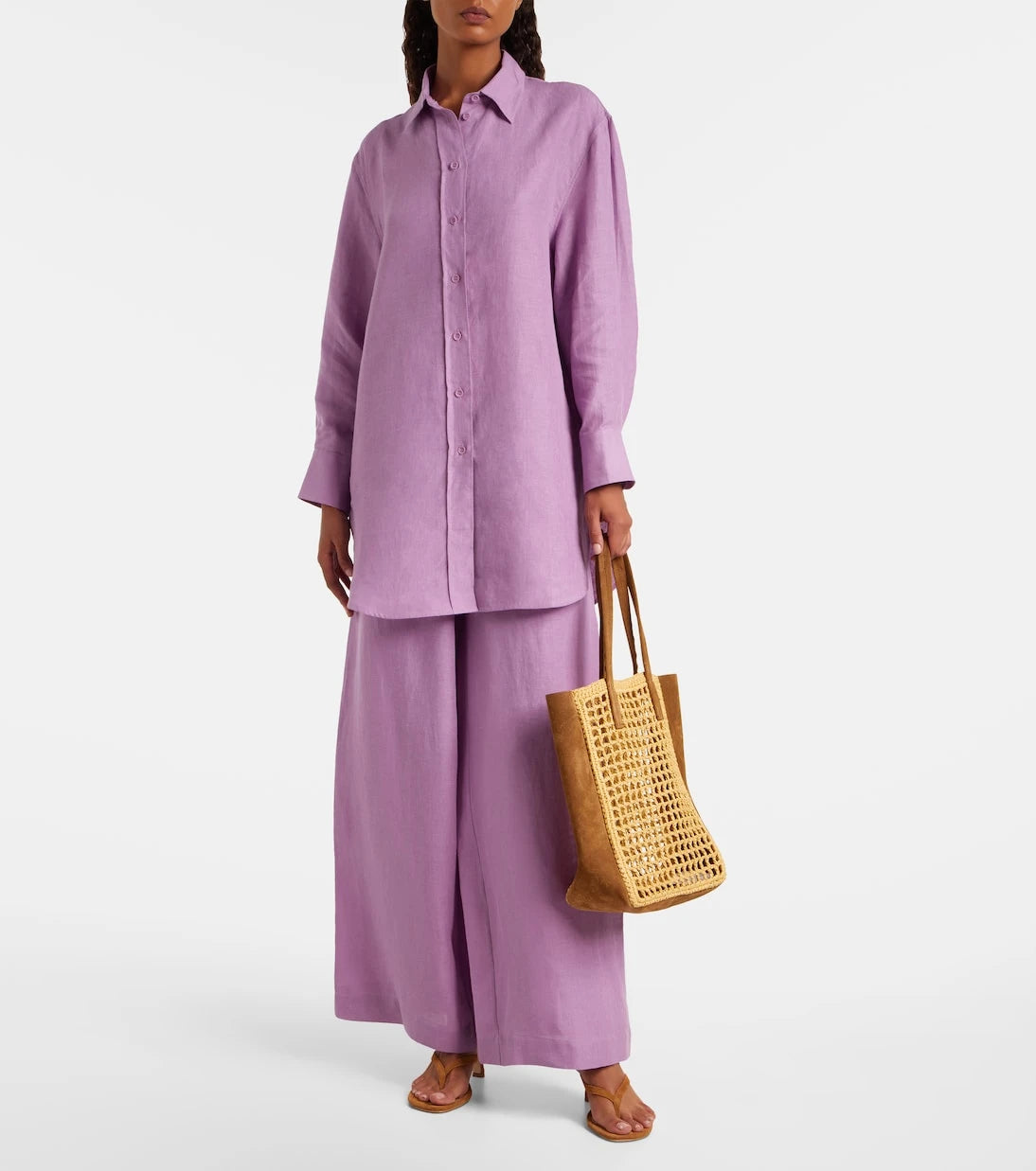 Eres - Mignonette linen shirt