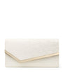 Jimmy Choo Ivory Lace Emmie Clutch Bag