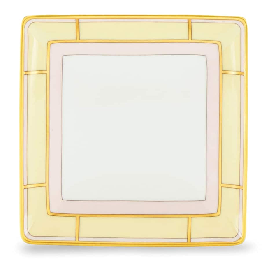 GINORI 1735 Porcelain Colonna Diva Square Change Tray (13.5cm)