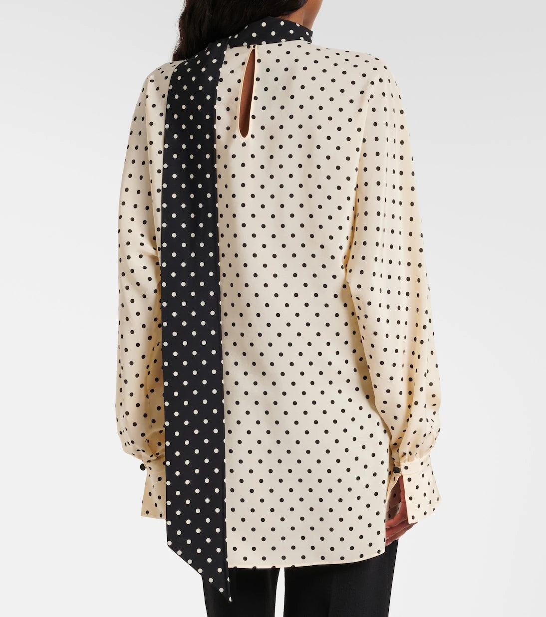 Valentino - Plusdepois silk crêpe de chine blouse