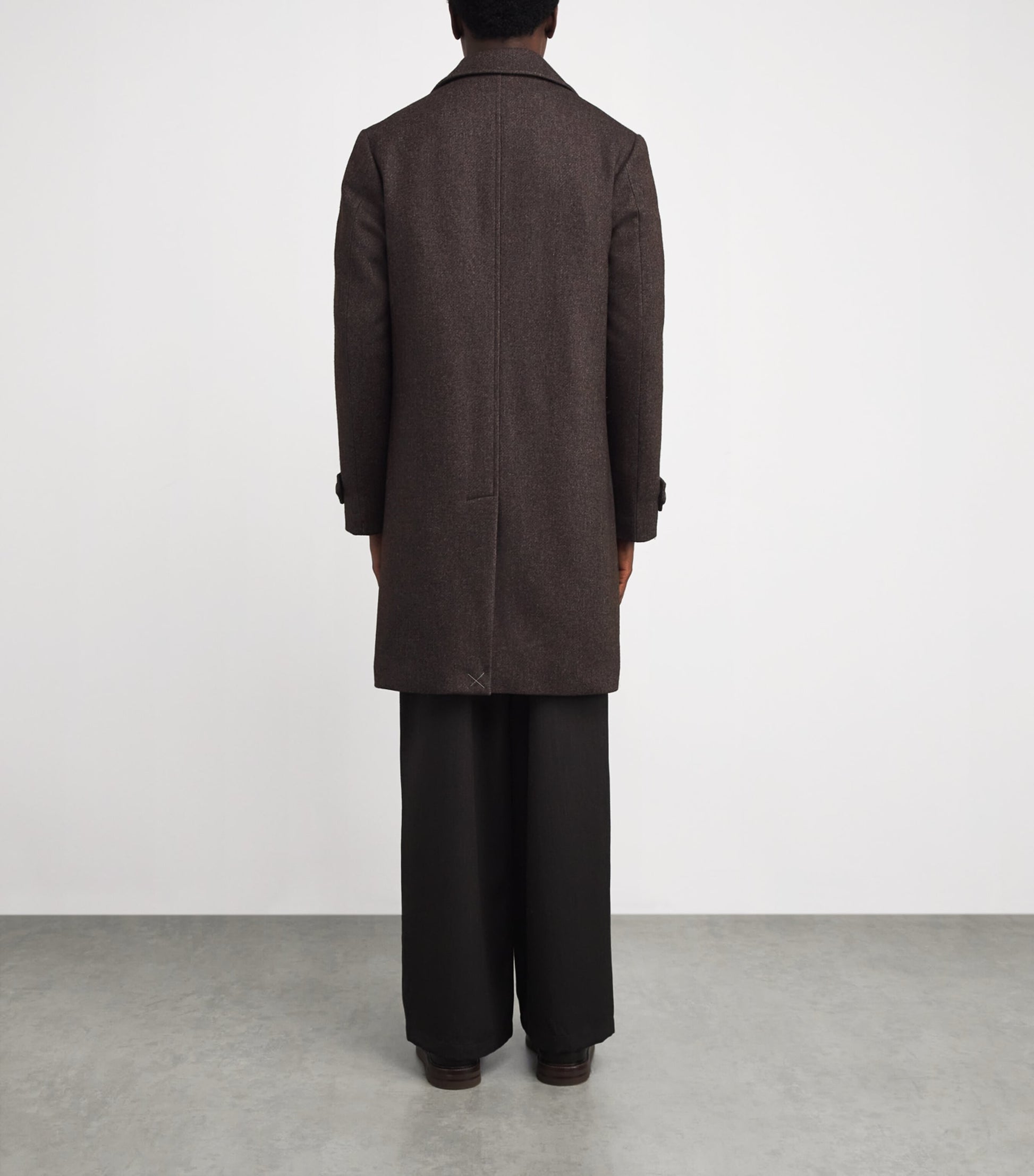 Brown Wool Overcoat