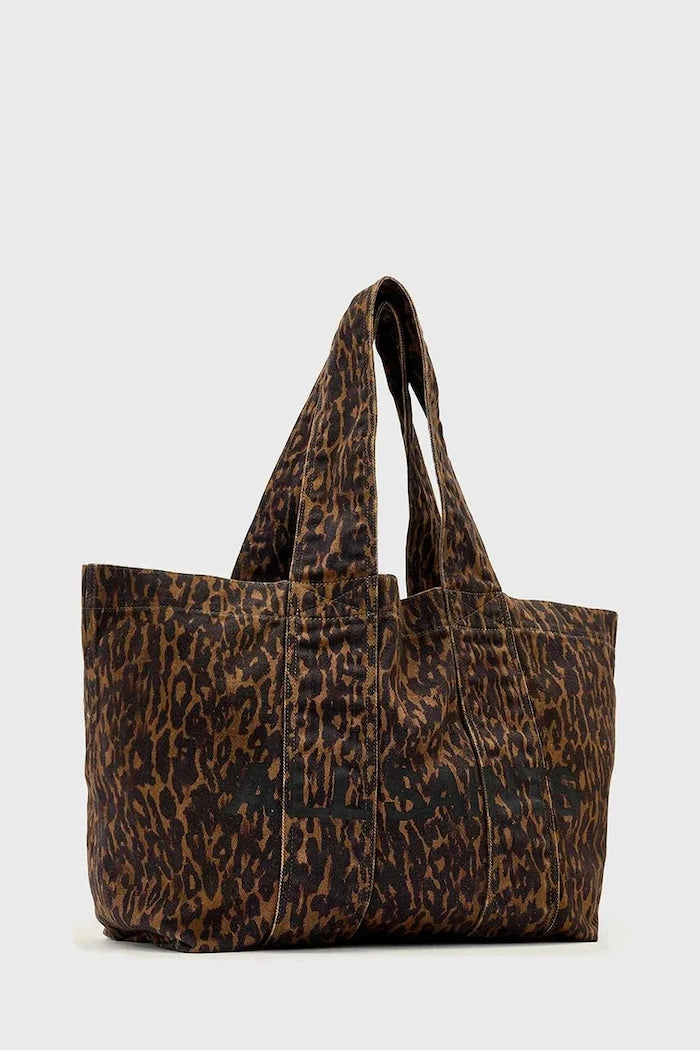 AllSaints чанта tote дамска от кожа IZZY