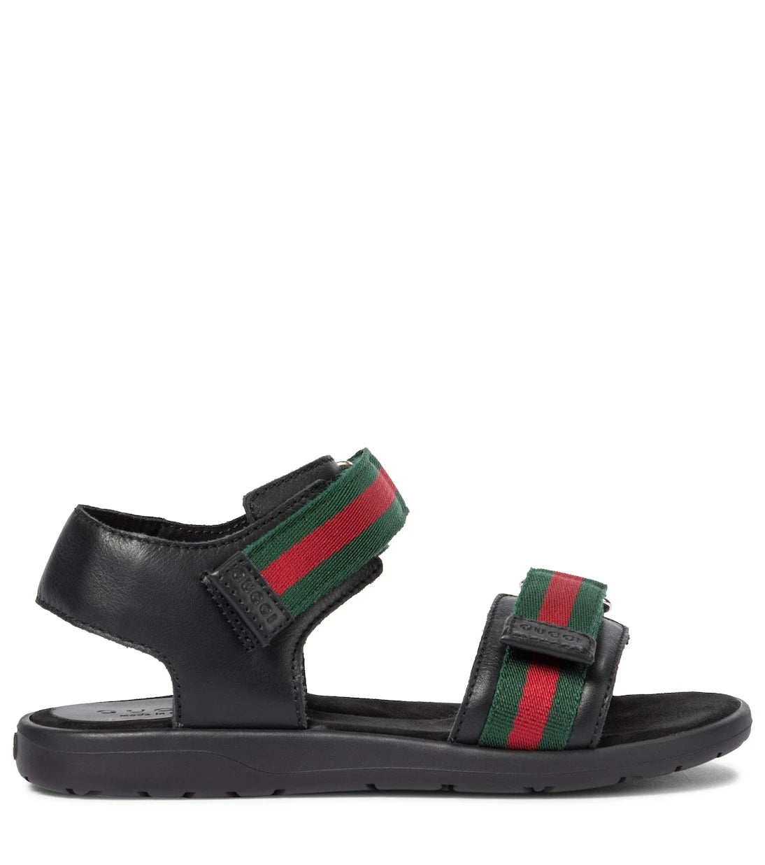 Gucci Kids - Web leather sandals
