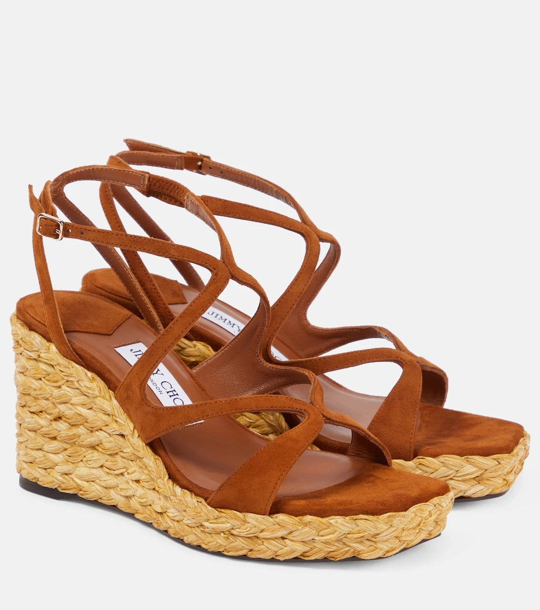 Jimmy Choo - Ayla suede espadrille wedges