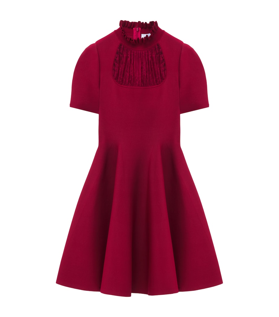 McQueen Lace Panel Mini Dress