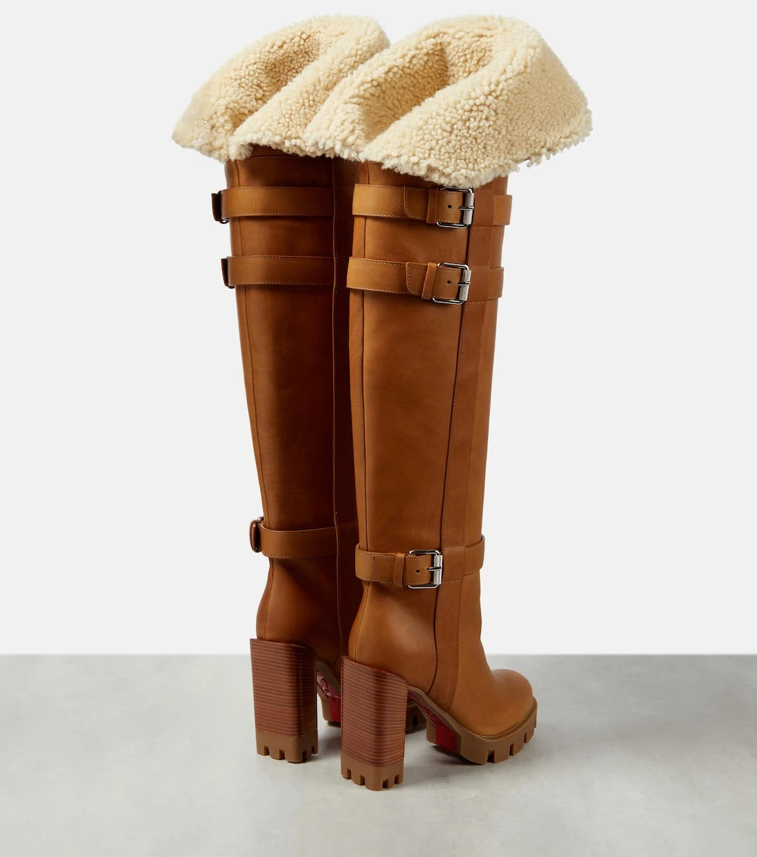 Christian Louboutin - Brodeback Lug over-the-knee boots