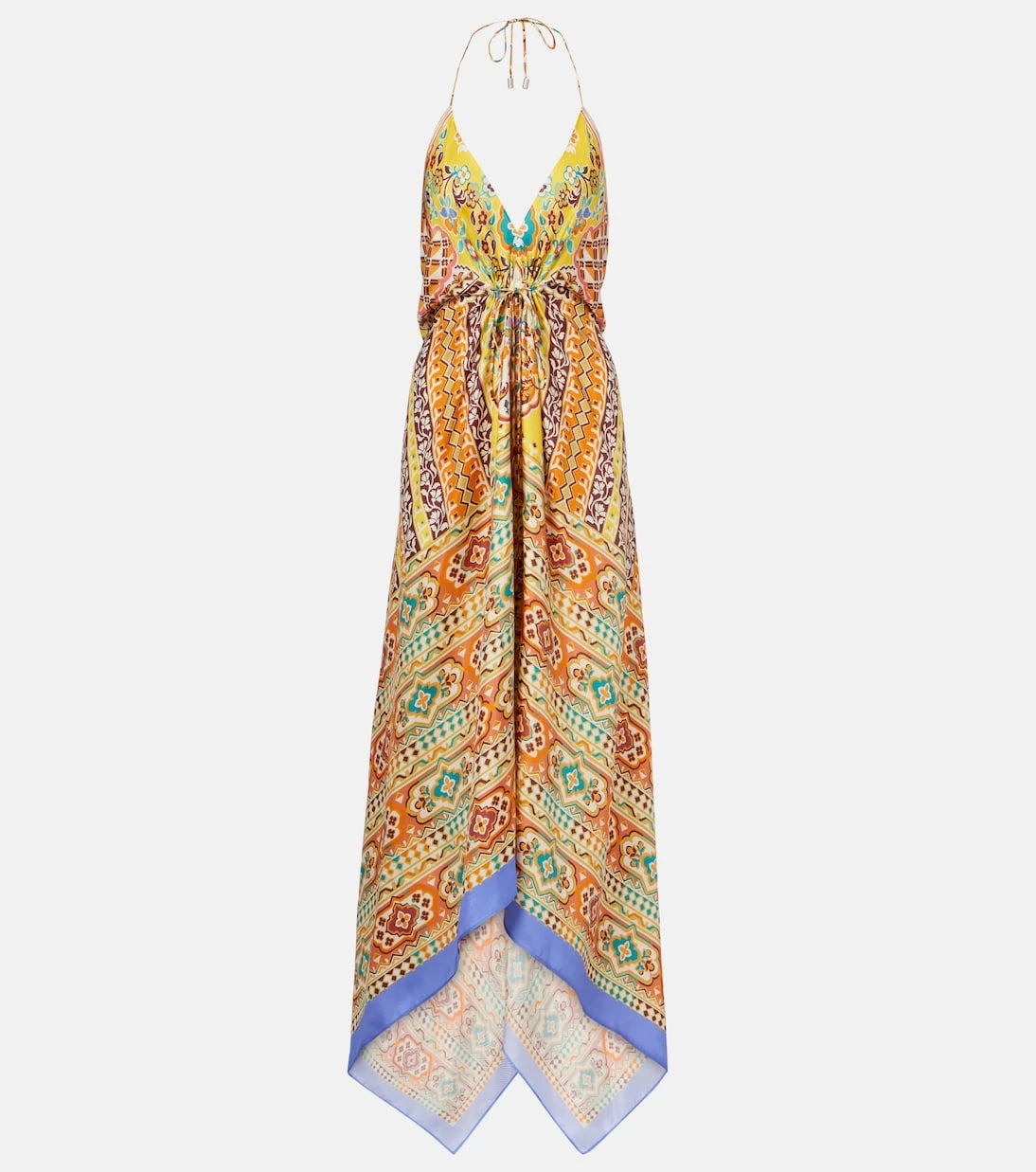 Etro - Printed silk midi dress