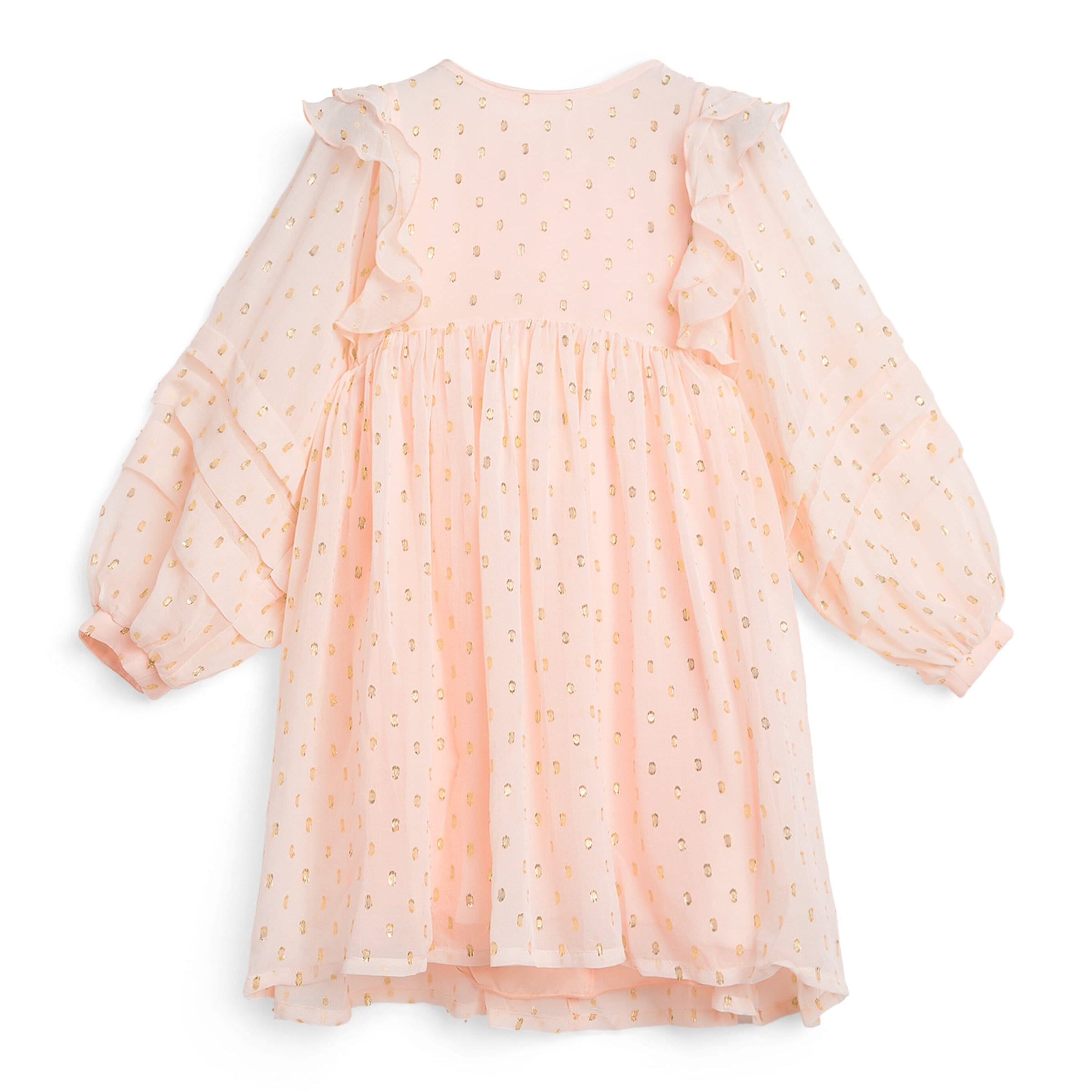 Chloé Kids Silk Ruffled Ceremony Dress (4-5 Years)