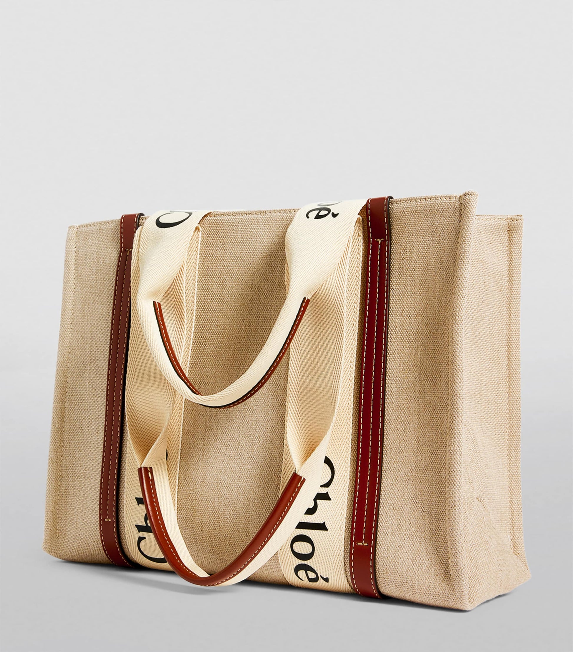 Brown Medium Woody Tote Bag