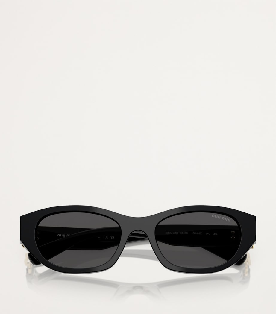 Black Acetate Square MUA03S Sunglasses