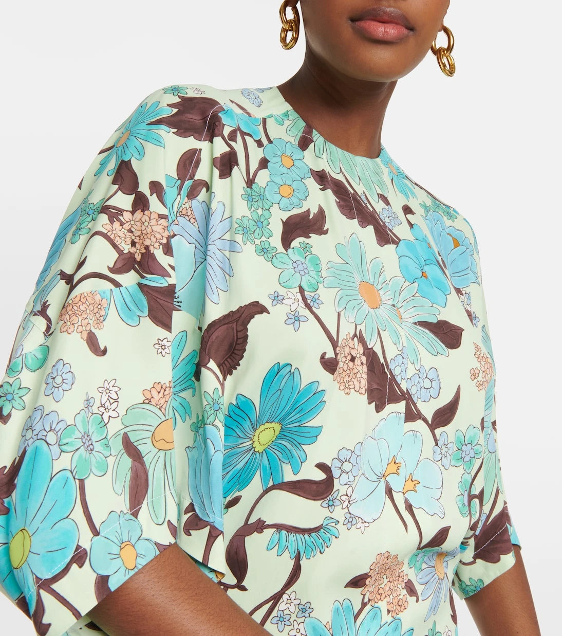 Stella McCartney - Caped maxi dress