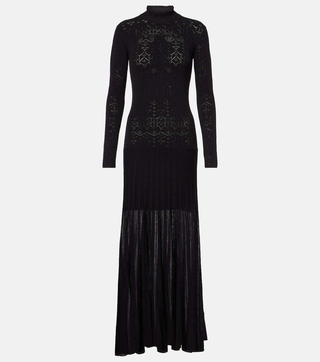 Isabel Marant - Gisole pointelle turtleneck maxi dress