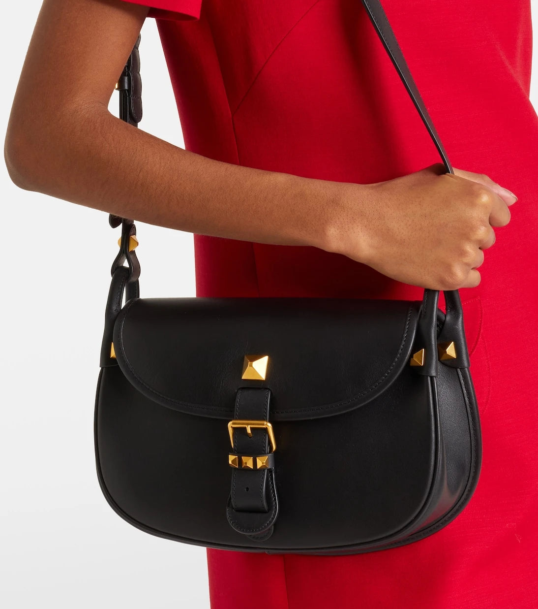 Valentino Garavani - Flaneuse Rockstud Medium leather crossbody bag