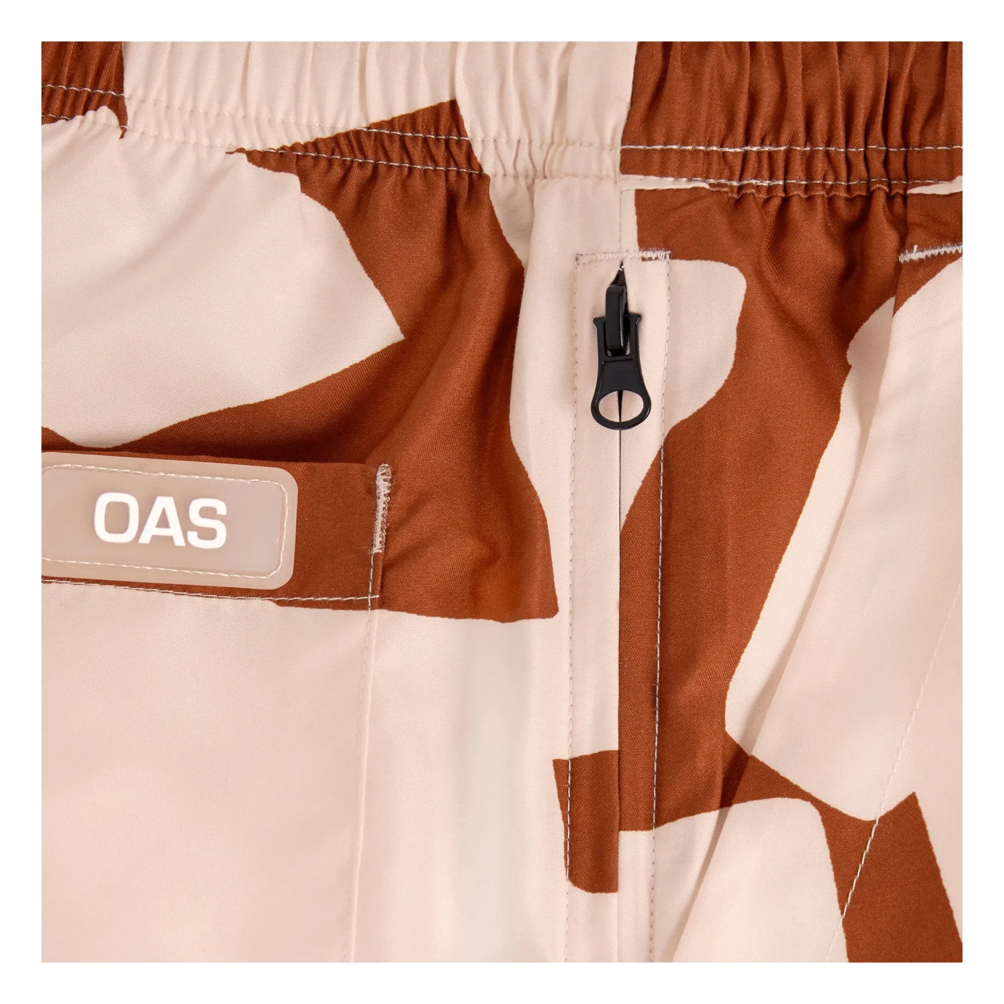 OAS - Russet Puzzlotec Bath Short | Terracotta