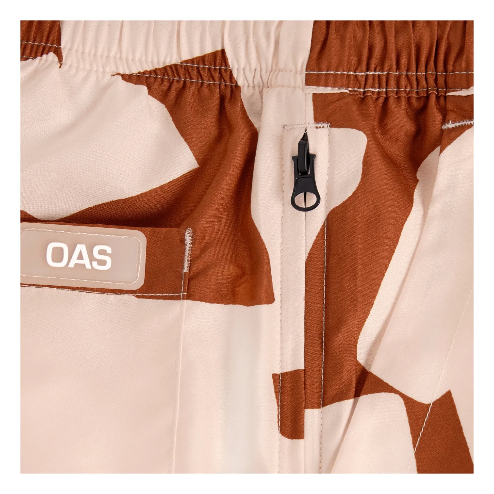 OAS - Russet Puzzlotec Bath Short | Terracotta