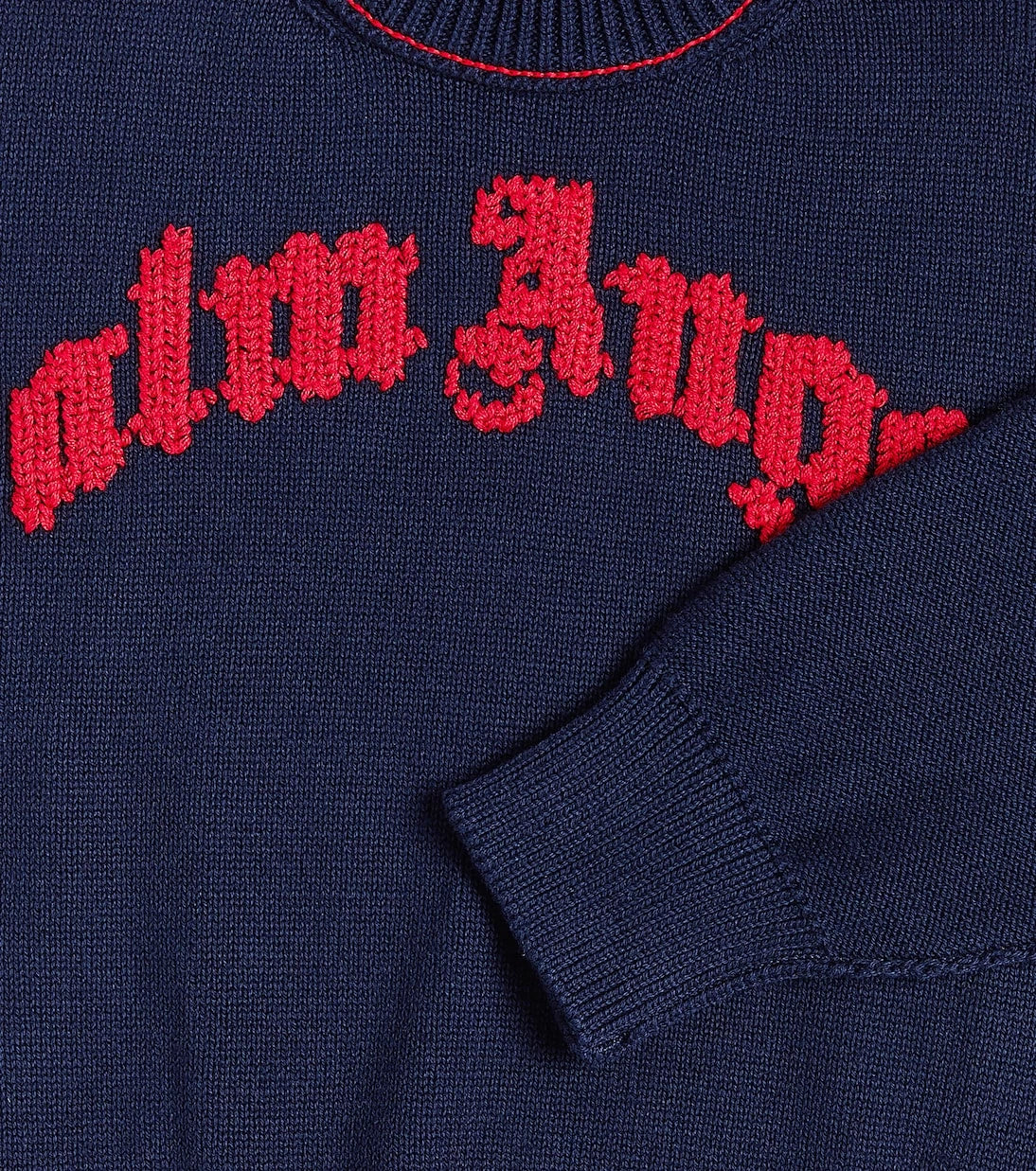 Palm Angels Kids - سويت شيرت قطني بشعار العلامة