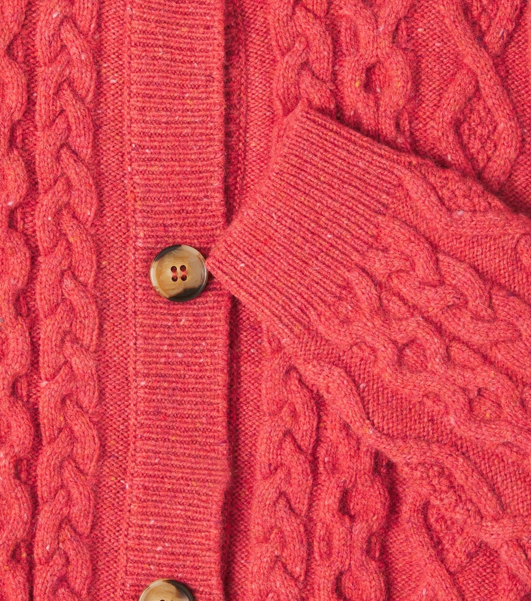 Bebe Organic - Lalisa cable-knit wool-blend cardigan
