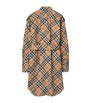 Burberry Beige Cotton Check Shirt Dress