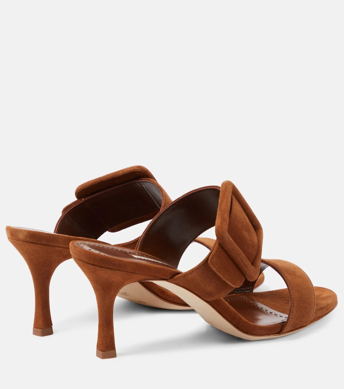 Manolo Blahnik - Gable suede mules