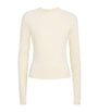 Skims Ivory Cotton Jersey Long-Sleeve T-Shirt