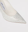 Love 100 Embellished Satin Pumps