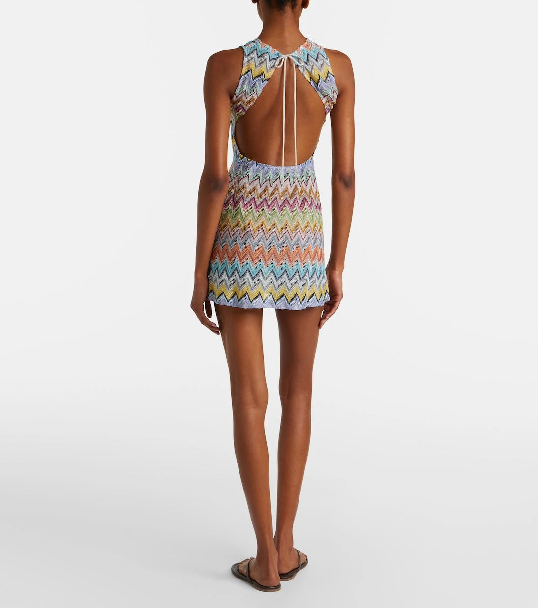 Missoni - Zigzag lamé minidress