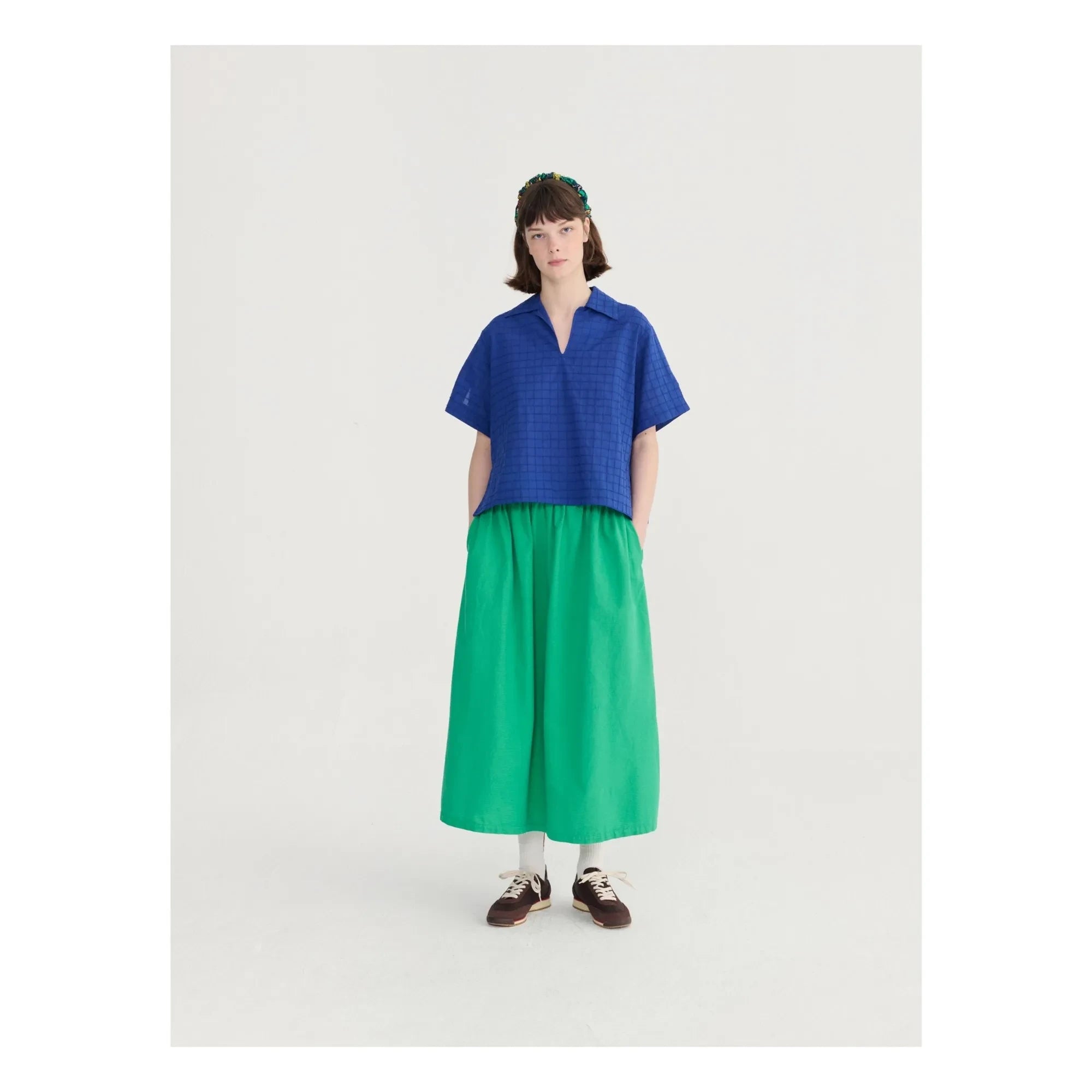 Bobo Choses - Flared Skirt Organic Cotton | Green