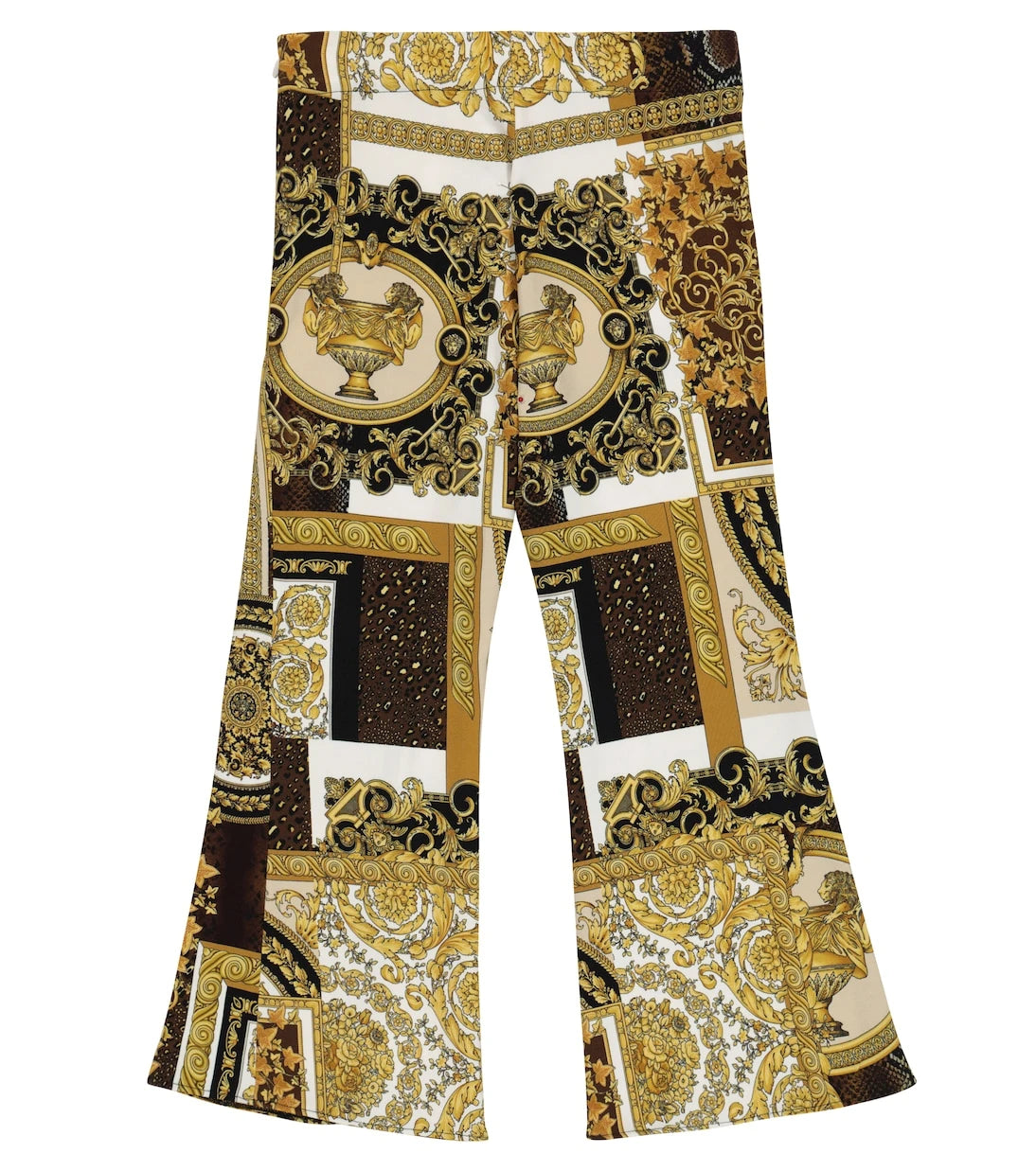 Versace Kids - Barocco Patchwork flared pants