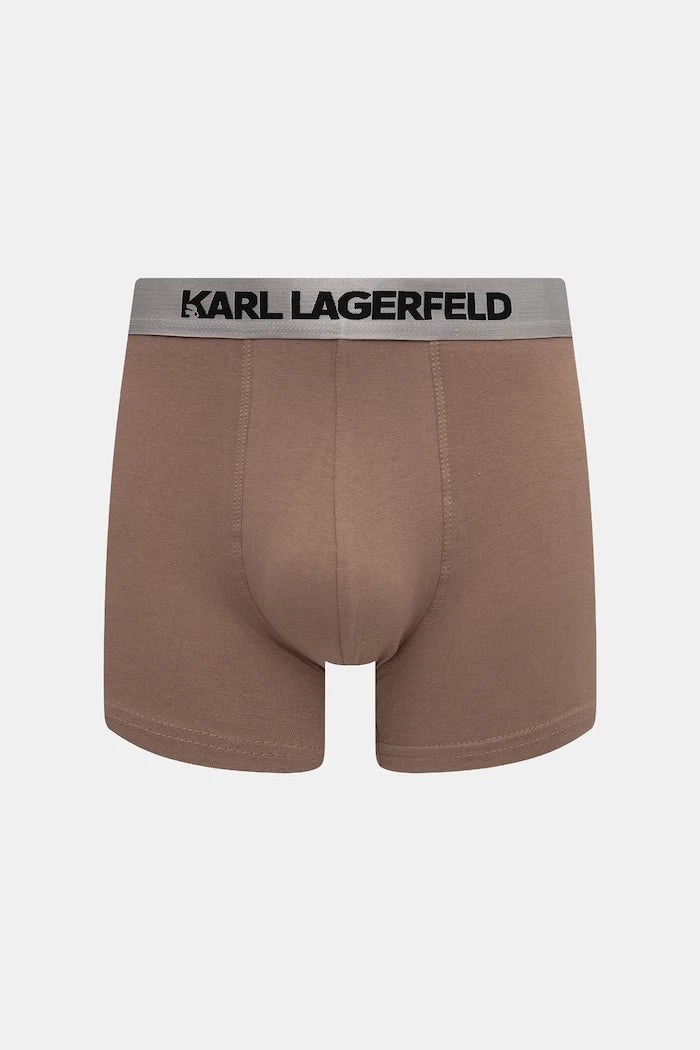 Karl Lagerfeld pamuklu elastan erkek boxer 3'lü