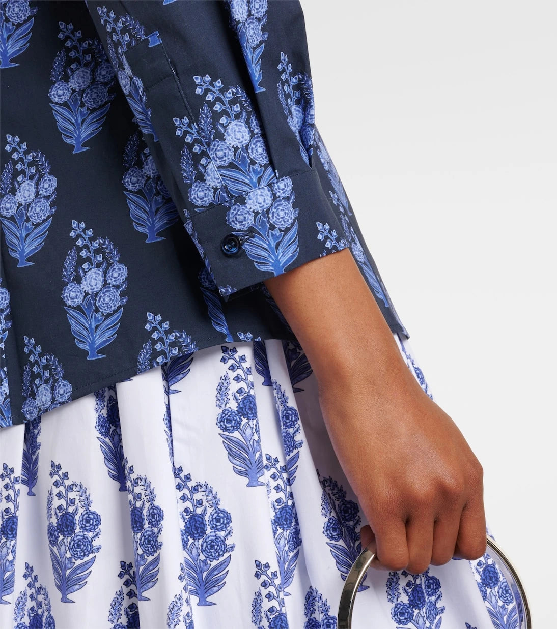 Carolina Herrera - Icon floral cotton-blend shirt