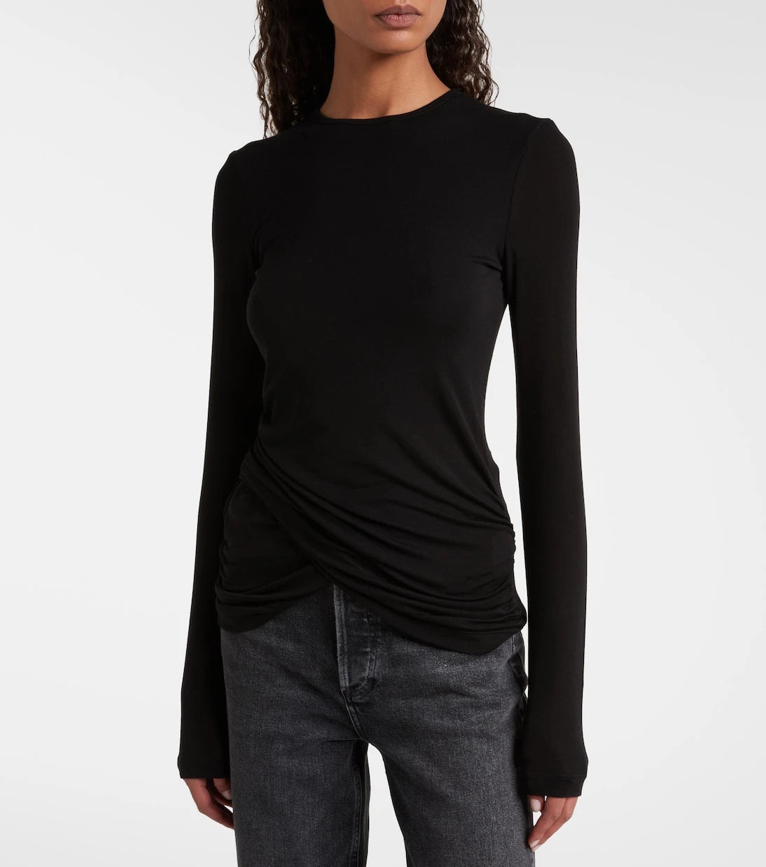 Agolde - Eve draped T-shirt