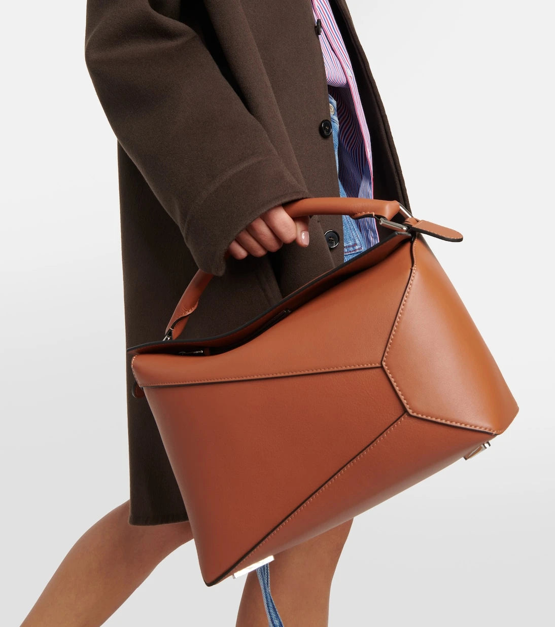 Loewe - Puzzle Edge Medium leather tote bag