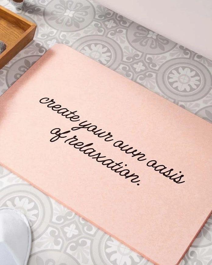 Artsy Doormats Create Your Own Oasis Of Relief 39 x 60 cm Banyo Paspası