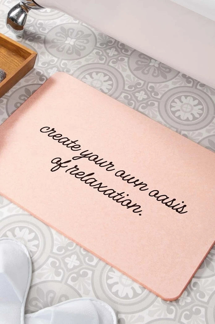 Artsy Doormats Create Your Own Oasis Of Relief 39 x 60 cm Banyo Paspası