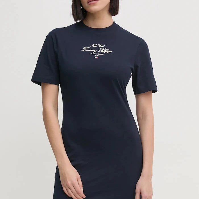 Tommy Hilfiger Pamuklu Elbise