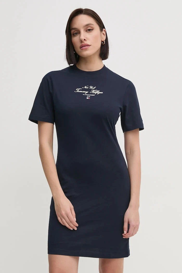 Tommy Hilfiger Pamuklu Elbise
