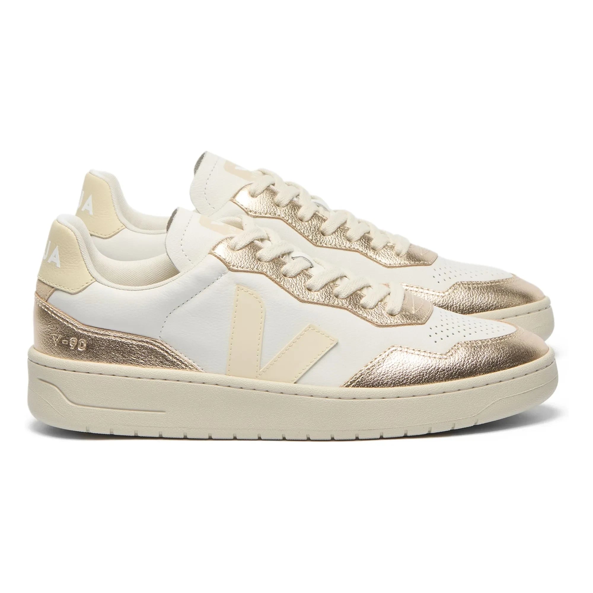 Veja - V-90 Leather O.T. Sneakers | Bronze