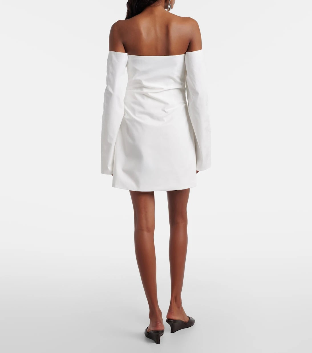 SIR - Martina off-shoulder cotton poplin minidress