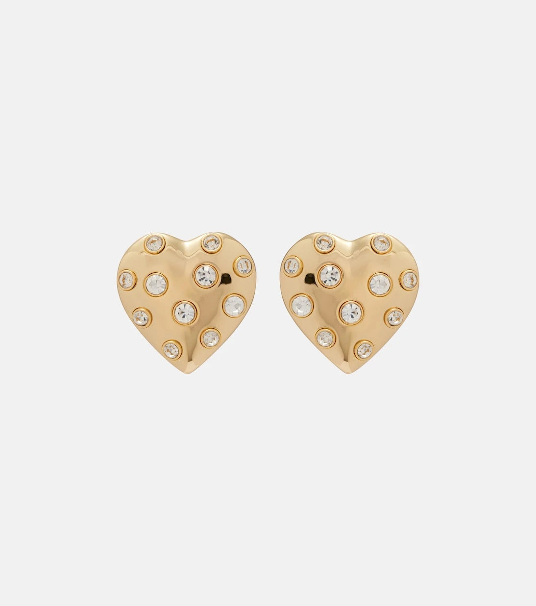 Self-Portrait - Crystal-embellished earrings