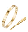 LOVE Classic Yellow Gold 4-Diamond Bracelet
