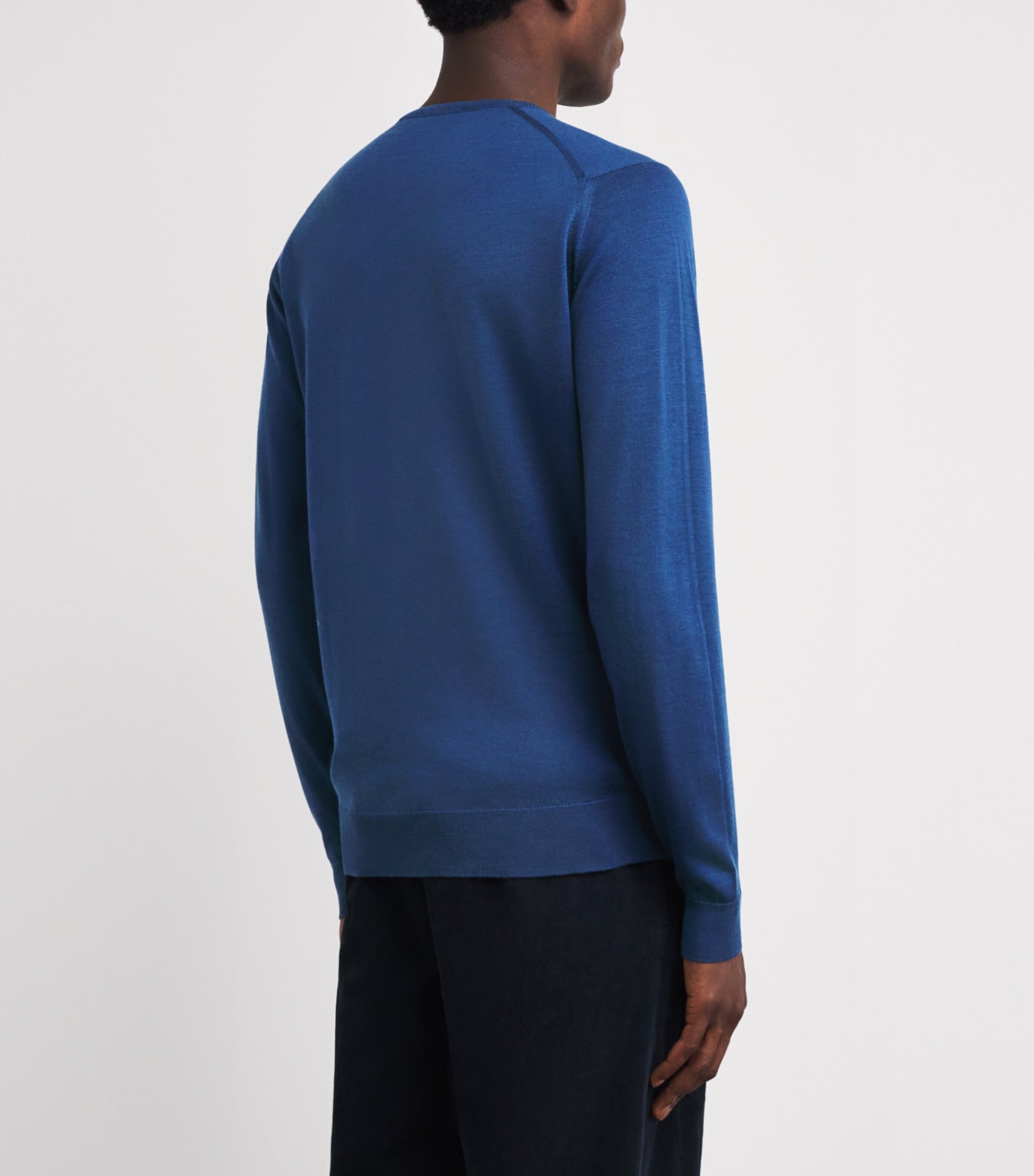 Blue Merino Wool Sweater