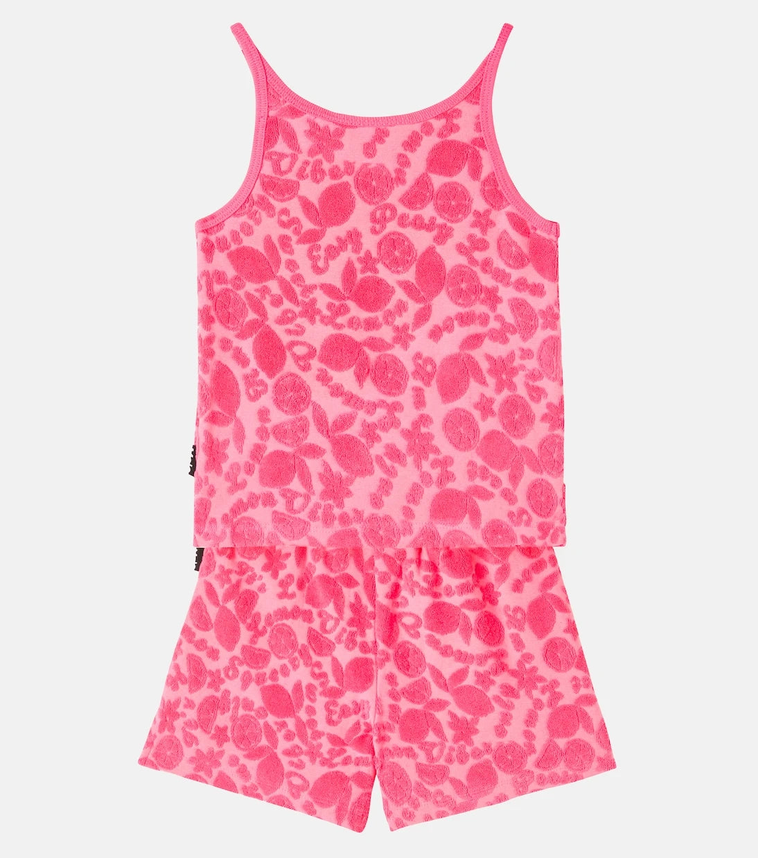 Molo - Cotton-blend terry top and shorts set