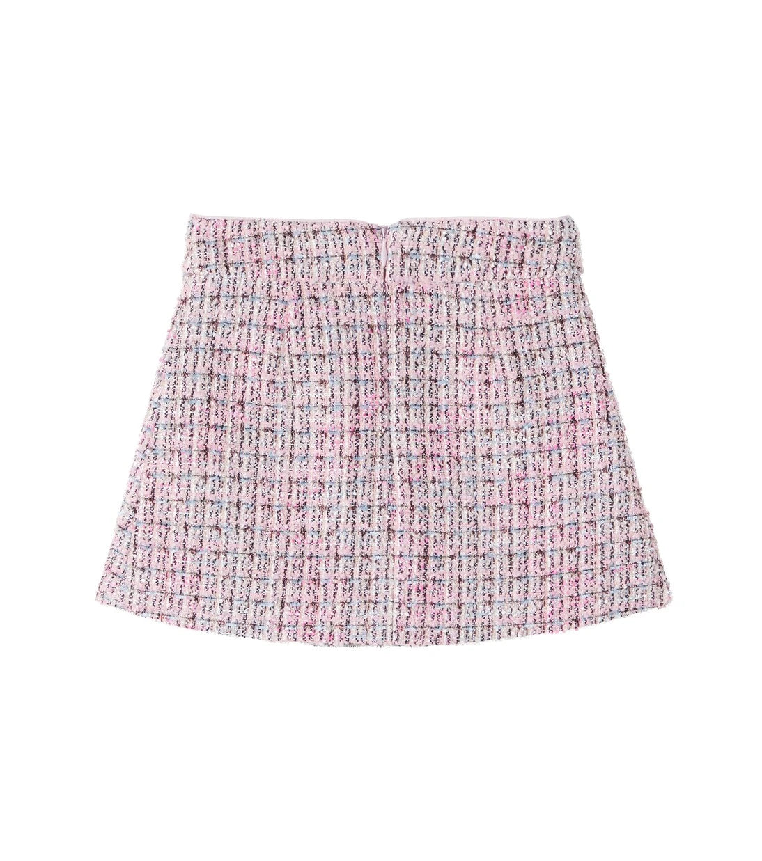 Self-Portrait Kids - Bouclé pleated skirt